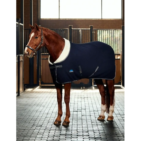 WEATHERBEETA SHERPA FLEECE COOLER STANDARD NECK - luksuslik valge kaelusega fliistekk