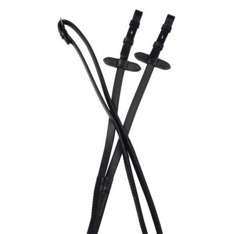 COLLEGIATE FLEXI GRIP REINS IV - pehmed kummiratsmed