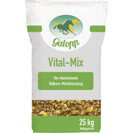 Galopp Vital-Mix 25kg - kaeravaba müsli 