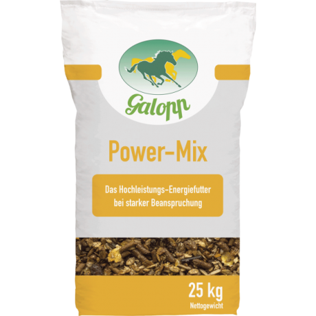 Galopp Power-Mix 25kg - sportmüsli (kaeraga)