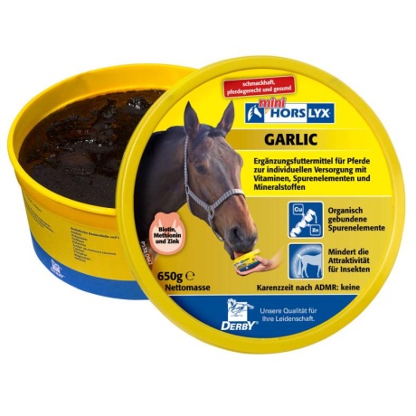 HORSLYX Garlic 650 gr, lickit