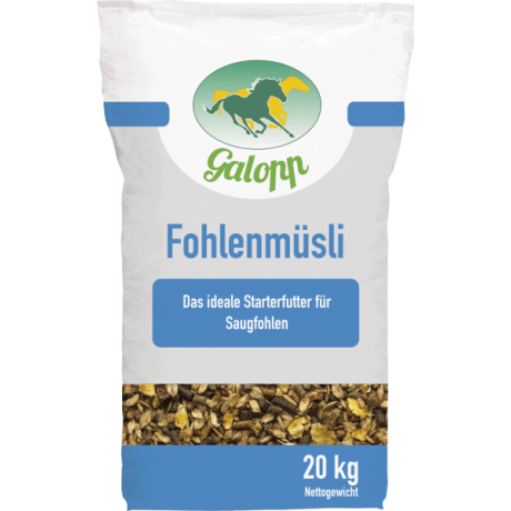 Galopp Fohlenmüsli 20kg  - aretussööt varssadele