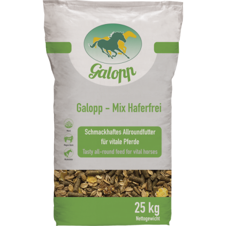 Galopp Mix (Oat free) 25kg - kaeravaba müsli 