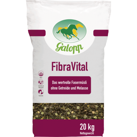 Galopp FibraVital 20kg - teravilja- ja melassivaba müsli