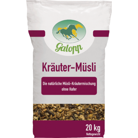 Galopp Kräuter-Müsli 20kg - kaeravaba ürdimüsli